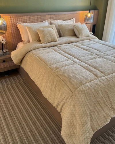 روتختی مخمل گندمی رنگ کرم