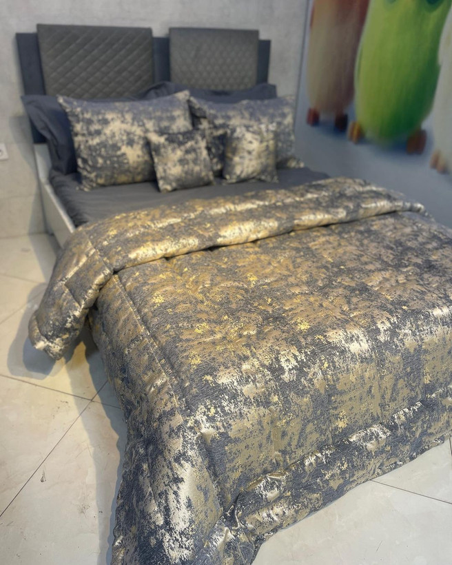 روتختی مخمل پتینه طوسی تیره