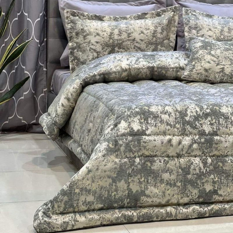 روتختی مخمل پتینه طوسی