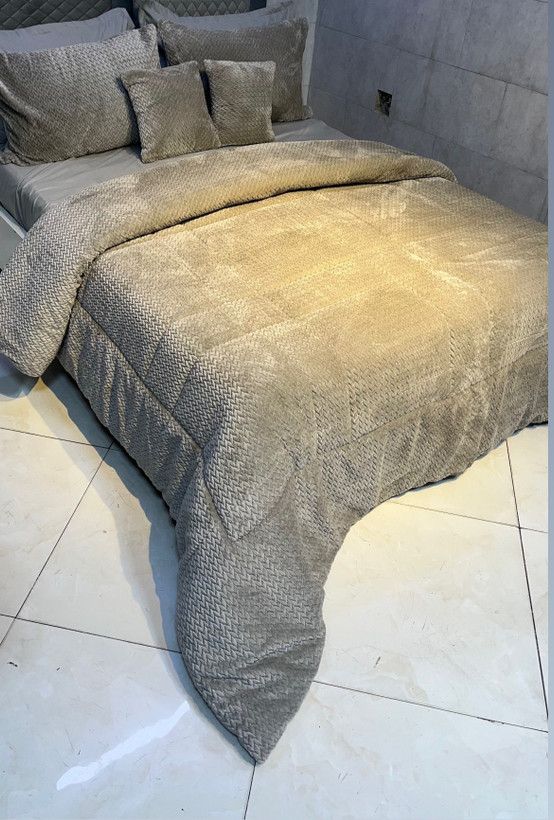روتختی مخمل گندمی طوسی