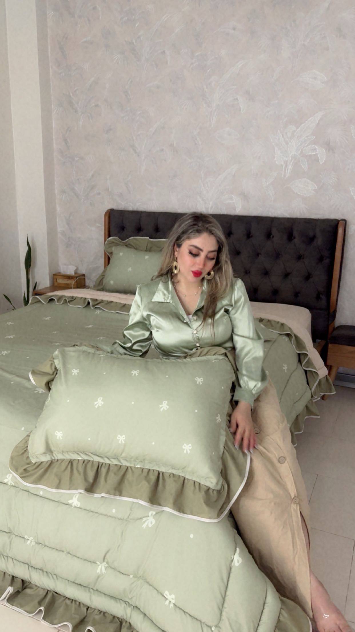 روتختی پاپیونی سبز کرم